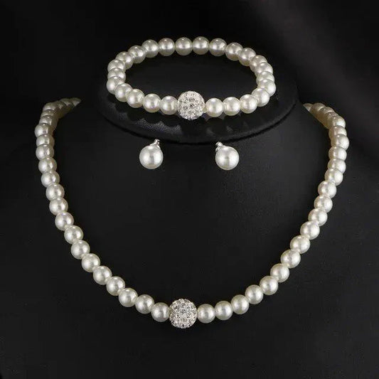 Pearl Beaded Jewelry Set